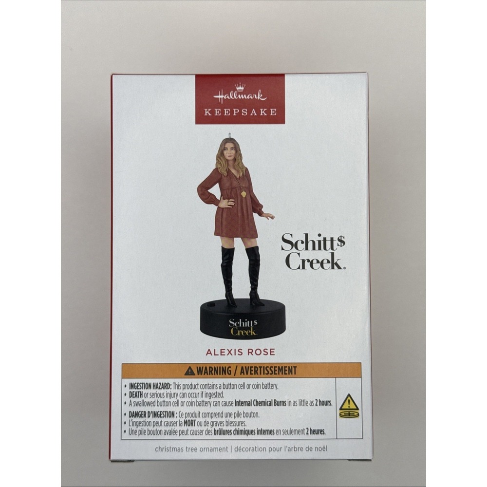 Hallmark Keepsake 2025 Alexis Rose Schitts Creek Magic Sound Ornament‎ NIB NEW